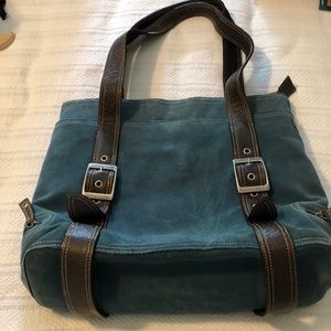 Ellington Suede Laptop Briefcase Tote